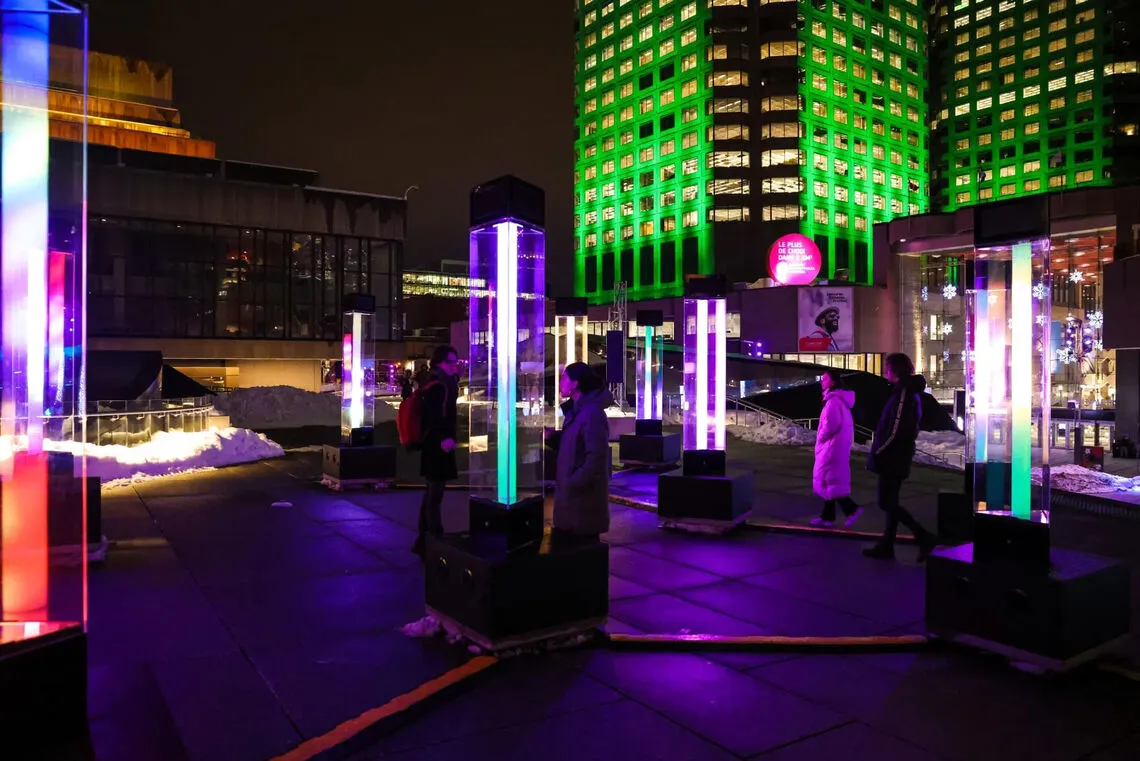 Last days: PrismaPhonik, twelve prisms of light and sound — Philadelphia