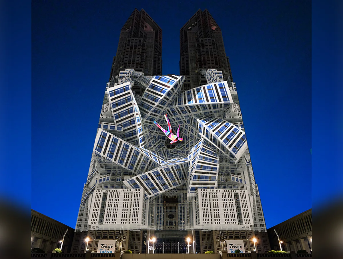 TOKYO Night & Light: the largest permanent projection map runs nightly