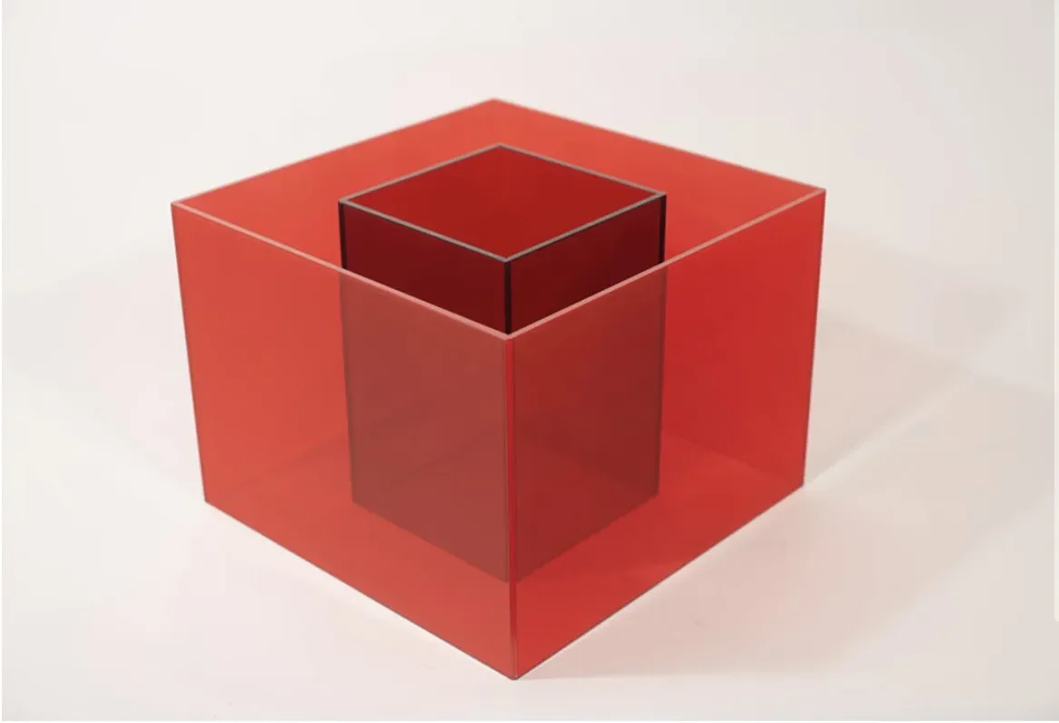 Larry Bell and Susanna Fritscher put two kinds of almost-nothing in the same room