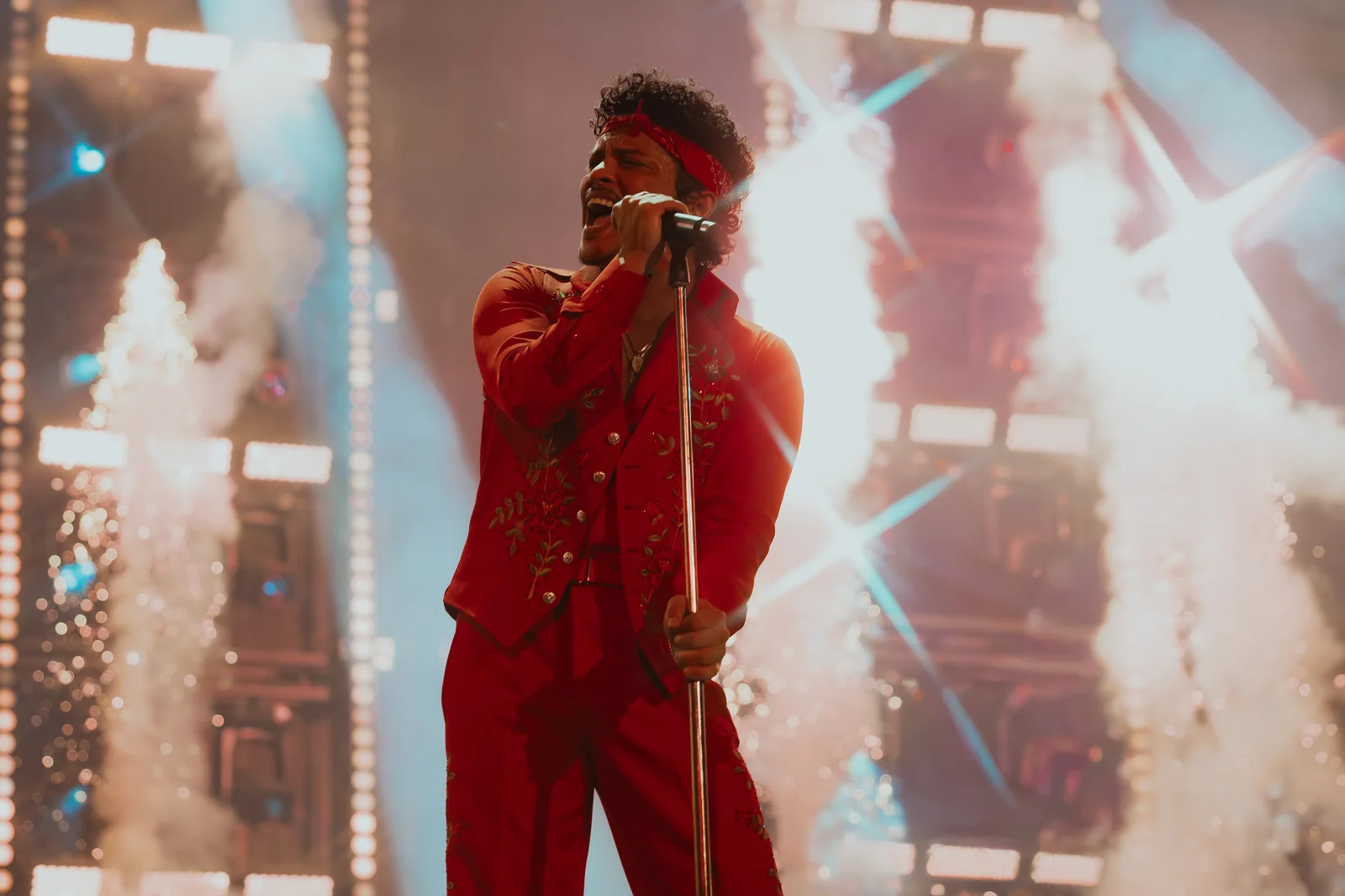 Bruno Mars's visuals were argued out on the rehearsal stage, not on paper