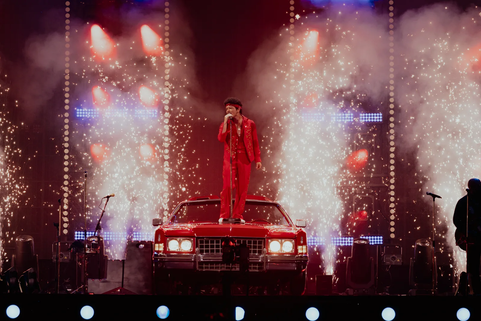 Bruno Mars's visuals were argued out on the rehearsal stage, not on paper